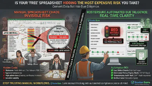 Spreadsheets vs. Automation: The Hidden Cost of Manual Compliance